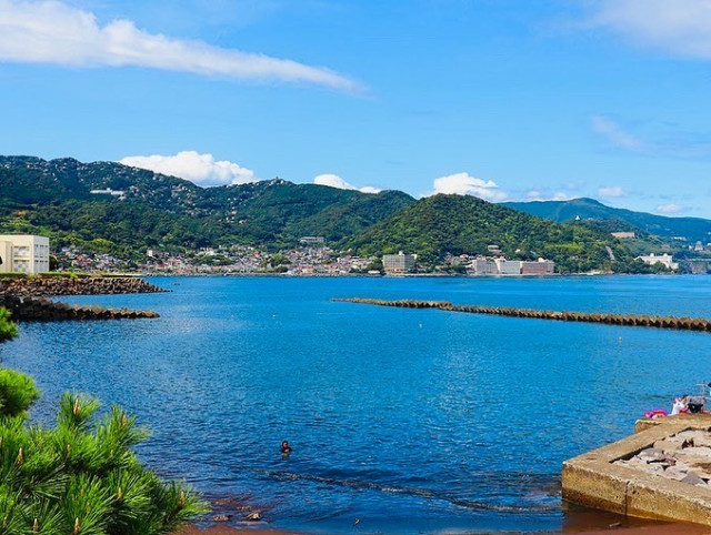 網代温泉海水浴場